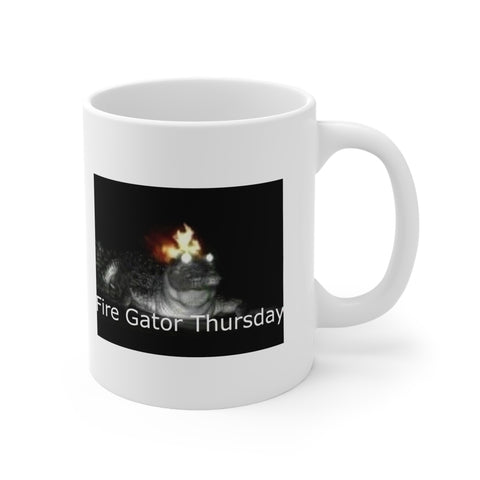 Fire Gator Thursday Coffee Mug