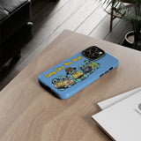 Racked Male Turtles iPhone Case (Blue)