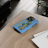 Racked Male Turtles iPhone Case (Blue)