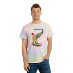 Girl on Gator Tie-Dye Tee