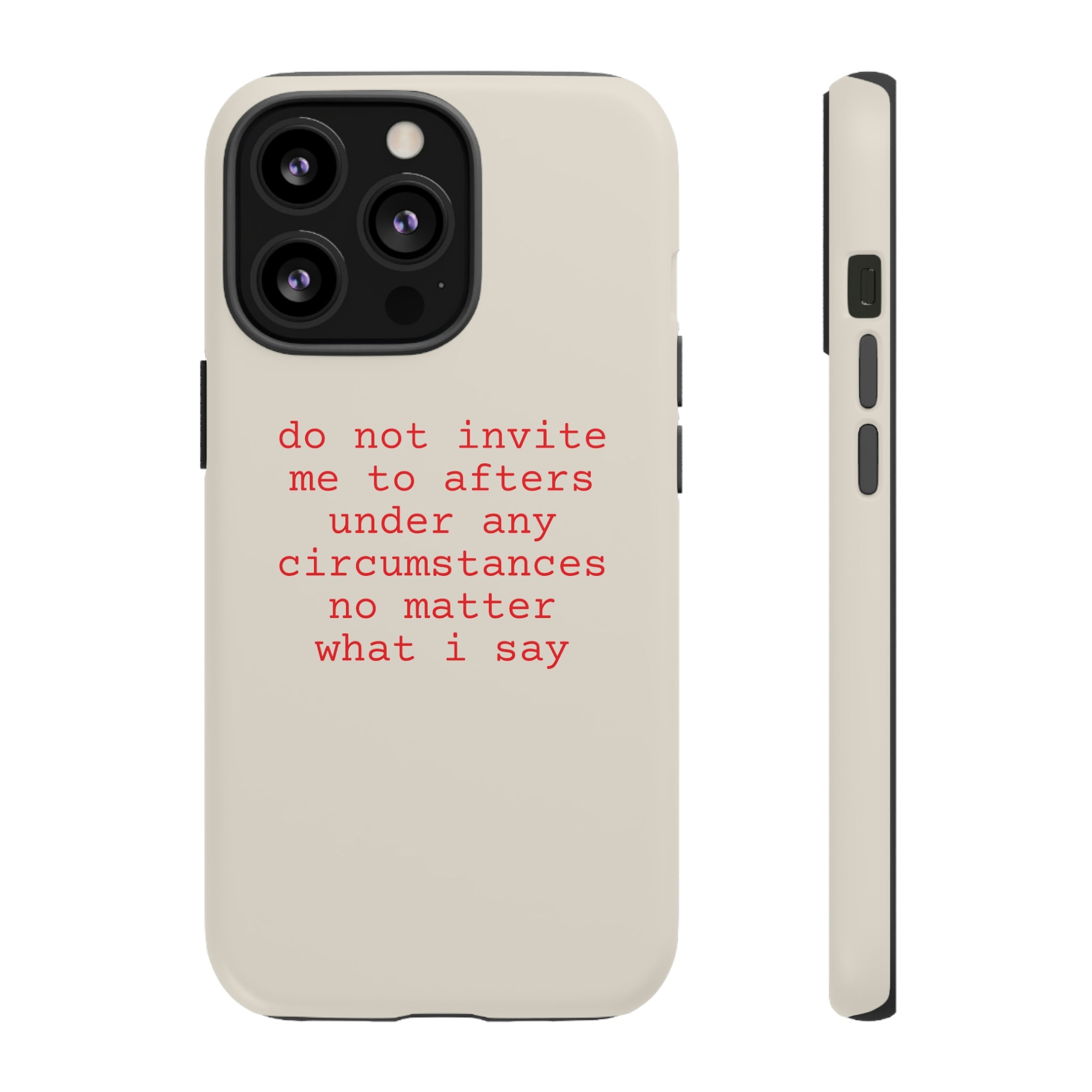 Afters Ruined My Life Phone Case (Natural)