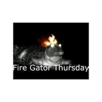 Fire Gator Thursday Sticker