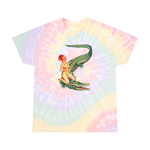 Girl on Gator Tie-Dye Tee